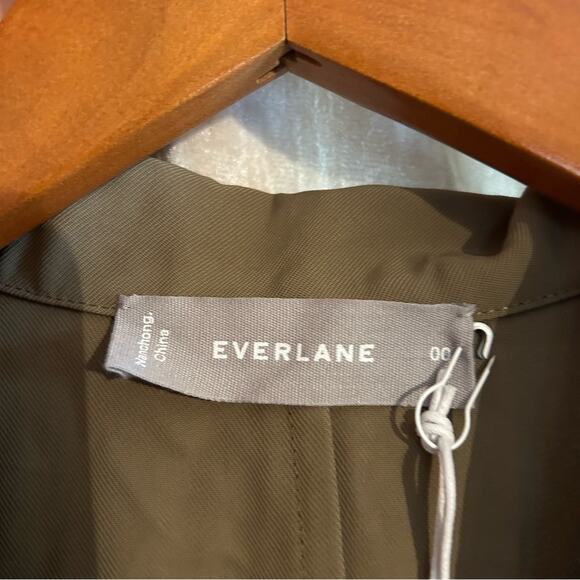 Everlane The Japanese GoWeave Notch Shirtdress Collar Mini Short Sleeve NWT 00 - Picture 4 of 9